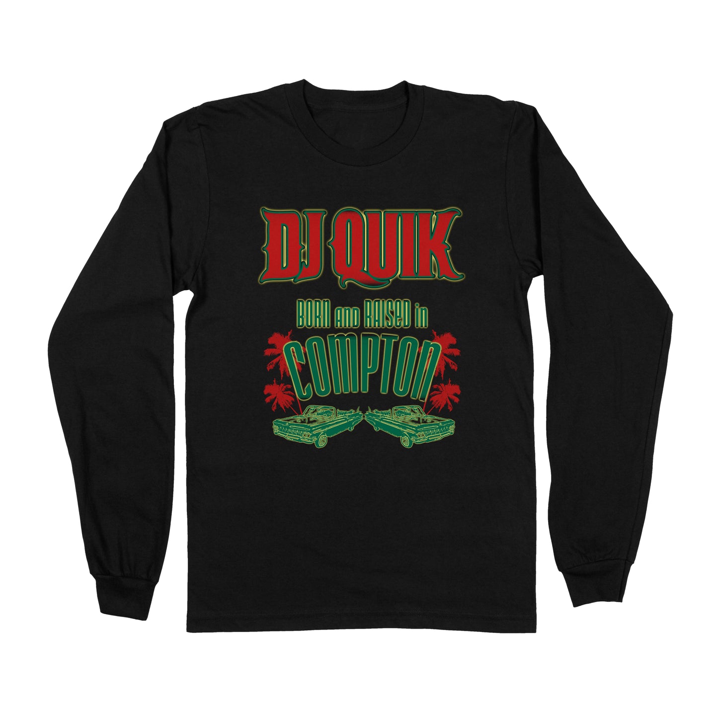 DJ Quik "Born N Raised" Long Sleeve Black